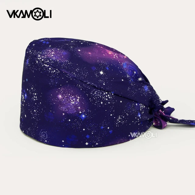 Gorro Quirúrgico Unisex  estampado Galaxia VKAMOLI